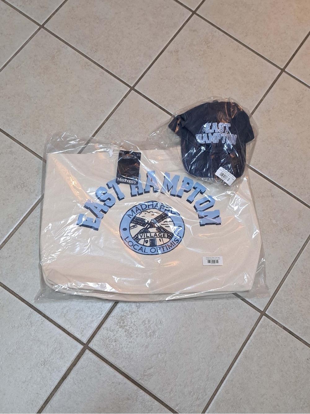 Madhappy "Hamptons" Wide Tote Bag AND "Hamptons" Dad Hat